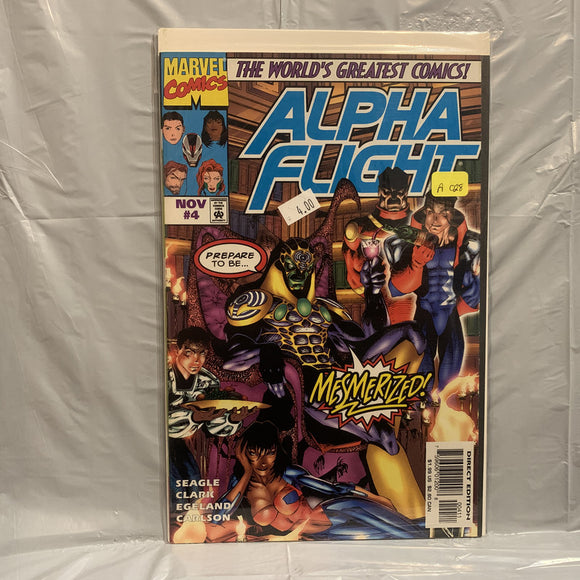 #4 Alpha Flight Meserized Marvel Comics AH 7152