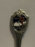 Idaho The Gem State Skiing Souvenir Spoon