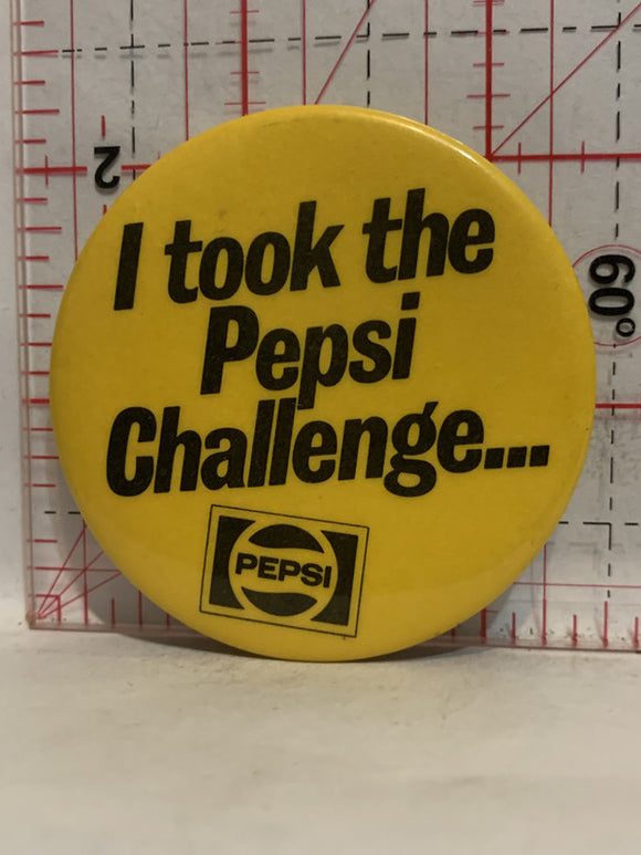 I Took the Pepsi Challenge Button Pinback
