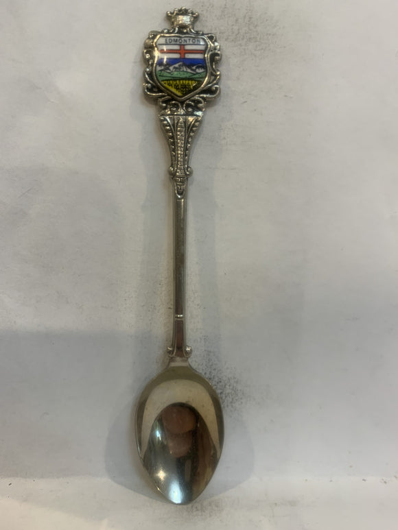 Edmonton Alberta Crest Emblem Souvenir Spoon