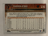 #670 Darren O'Day Baltimore Orioles 2015 Topps Series two Baseball Card