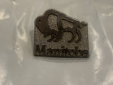 Manitoba Logo Bison Lapel Hat Pin