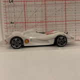 White  Mach 6 Hot Wheels Diecast Car BK