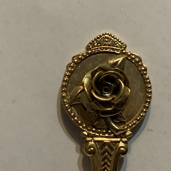 Mother Rose Day Flower Collectable Souvenir Spoon CG