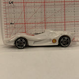 White  Mach 6 Hot Wheels Diecast Car BK