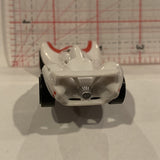 White  Mach 6 Hot Wheels Diecast Car BK