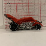 Red Turbo Rooster ©2016 Hot Wheels Diecast Car BK
