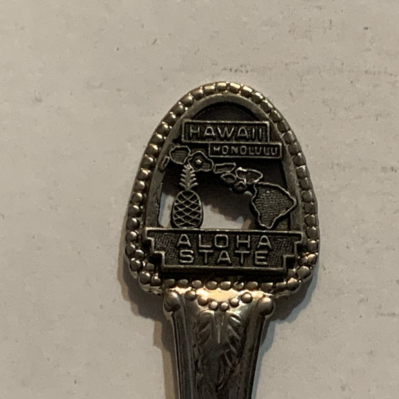 Hawaii Honolulu Aloha State Collectable Souvenir Spoon CG