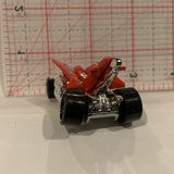 Red Turbo Rooster ©2016 Hot Wheels Diecast Car BK