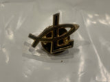 L Jesus Fish Lapel Hat Pin