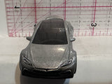 Silver Tesla Model S CFH03 H13 2014 Hot Wheels Diecast Car