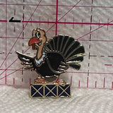 Bowling Turkey Score Strikes  Lapel Pin