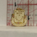 A Town with a Tomorrow Blackfalds Alberta Lapel Hat Pin