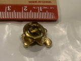 Teddy Bear Blue Heart Lapel Hat Pin