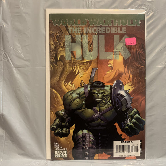 #108 World War Hulk The Incredible Hulk Marvel Comics AI 7206