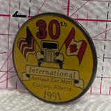 30th International Antique Car Meet Calgary Alberta 1991  Lapel Pin