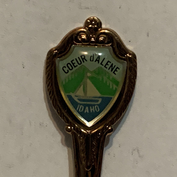 Coeur d'Alene Idaho Boat Collectable Souvenir Spoon CG