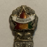 Winnipeg Maple Leaf Manitoba Shovel Collectable Souvenir Spoon ER