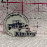 Rimbey The Friendly International Town Alberta  Lapel Pin