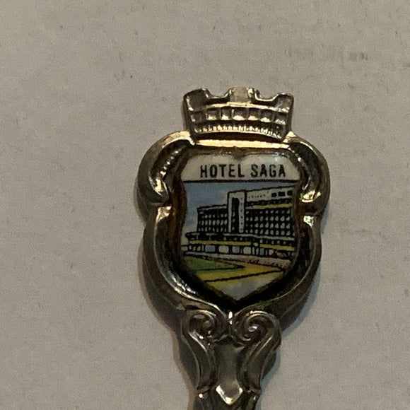 Hotel Saga Collectable Souvenir Spoon CG