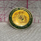 North Battleford Saskatchewan Crest Emblem  Lapel Pin