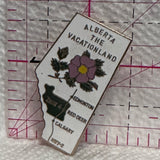 Alberta The Vaction Land Zone 4  Lapel Pin
