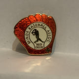 Minor Baseball Assoc Red Deer Ball Glove Lapel Hat Pin