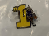 #1 Basketball Player Lapel Hat Pin