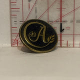 A Crown Wheat Logo Lapel Hat Pin