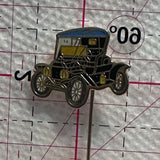 Black Antique Car  Lapel Pin
