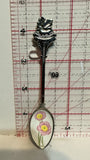 Flowers Maple Leaf Souvenir Spoon