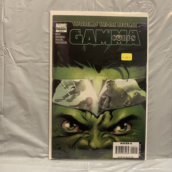 #2 of 4  Gamma Corps World War Hulk Marvel Comics AJ 7246