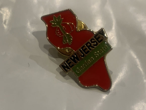 New Jersey Garden State Lapel Hat Pin