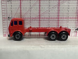 Red Mercedes Container Truck Superfast  Matchbox Diecast Car