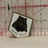 Swan Hills Grizzley Bear Alberta Lapel Hat Pin