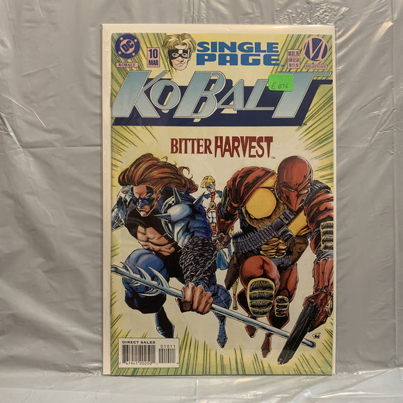 #10 Kobalt Bitter Harvest  DC Comics AJ 7251