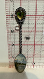 Jasper Bear Alberta Painted Mountains Souvenir Spoon