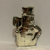 Snowman with a Shovel Lapel Hat Pin