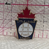 Little League Prairie Championship 1989 Calgary Baseball  Lapel Pin
