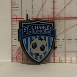 St Charles Soccer Association Lapel Hat Pin