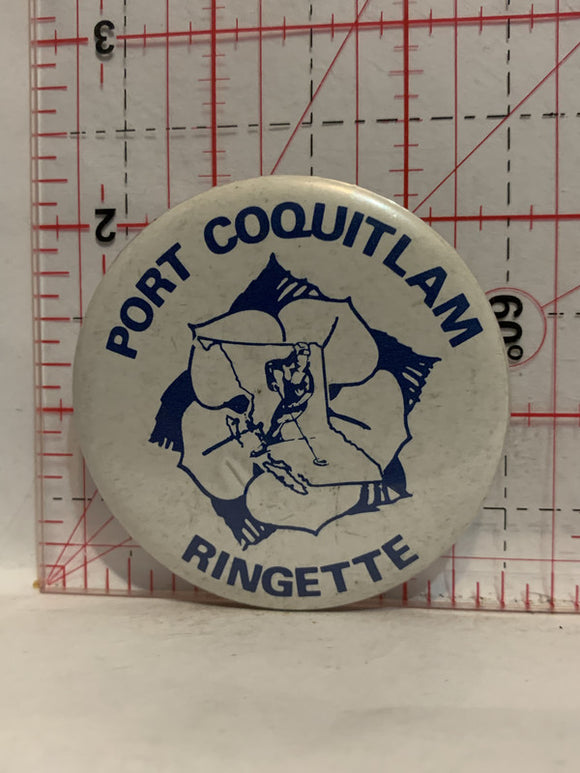 Port Coquitlam Ringette Button Pinback