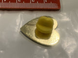 Red Rose Heart Lapel Hat Pin