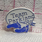 Team Parkland '89 Footprints  Lapel Pin