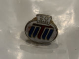 NTN 20 Years Logo Lapel Hat Pin