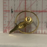 Parrot Sitting on a Ring Lapel Hat Pin