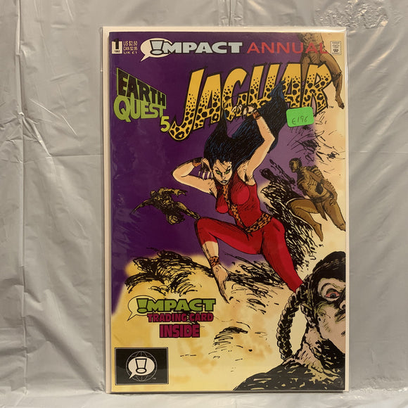 #1 Jaguar Earth Quest 5 Annual Impact Comics AJ 7284