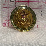 Lacombe County Towns Alberta Coat of Arms  Lapel Pin
