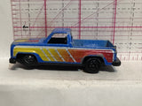 Blue '80 Chevy Pickup Truck Yatming  Diecast Car