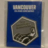 Vancouver Island Brewing 30th Anniversary Hermannator Lapel Hat Pin