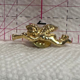 Guardian Angel Blowing Horn  Lapel Pin